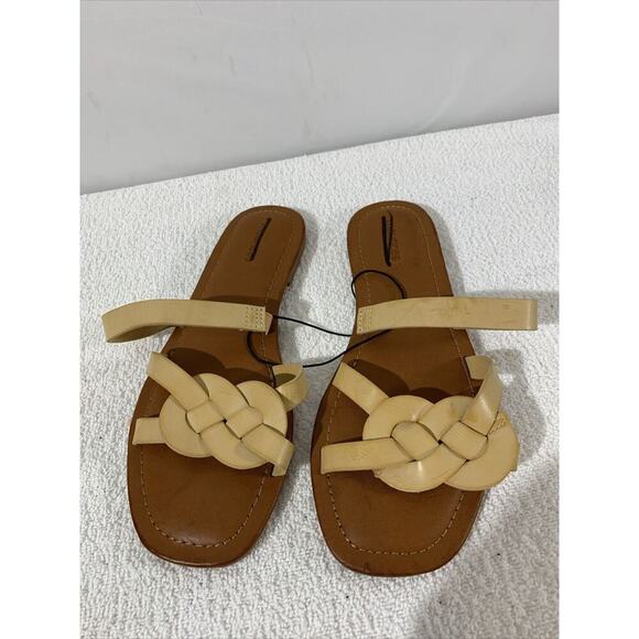 Maurice’s Heather Braided Sandals Womens 7.5 Slip On Nwt - Picture 1 of 5